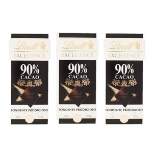 Barre de chocolat noir Lindt Excellence 90% 100 Gr._0