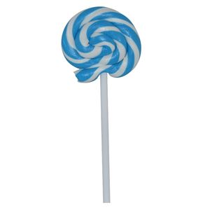 Biribao Einzelner weißer und blauer Lutscher 30 Gr._0