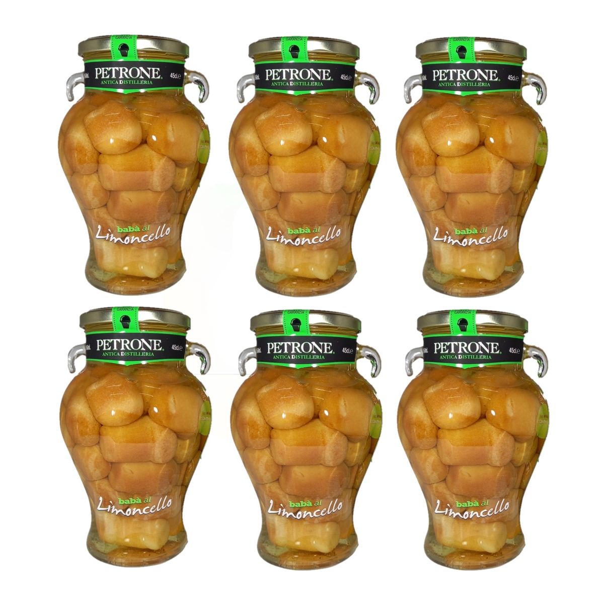 Petrone Babà al liquore al Limoncello 520 Gr. 6 pezzi