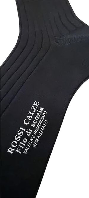 Calza Rossi Lunga Uomo Sanitaria Igienica Filo di scozia con elastico art.200_0