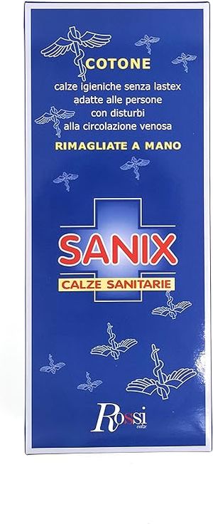Calza Rossi Lunga Uomo Sanitaria Igienica Filo di scozia con elastico art.200_desktop_3