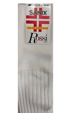 Calza Rossi Corta Uomo Sanitaria Igienica Filo di scozia con elastico art.2000