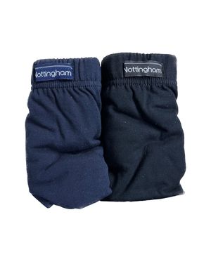 Nottingham due slip da uomo calibrati in cotone con elastico interno art.8000 BLU/NERO_0