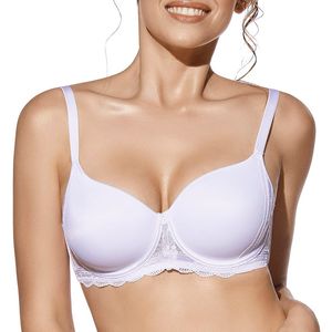 Reggiseno Selene con ferretto microfibra e pizzo art. Desirè_0