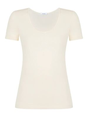 Maglia Ragno donna mezza manica in lana e seta art.4027_0