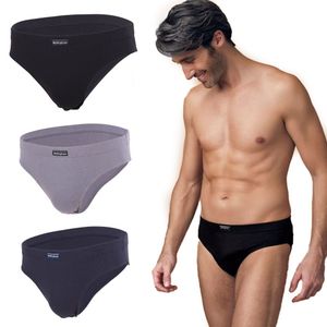 Nottingham tris slip da uomo nero/grigio/blu elastico interno art.7000 _0