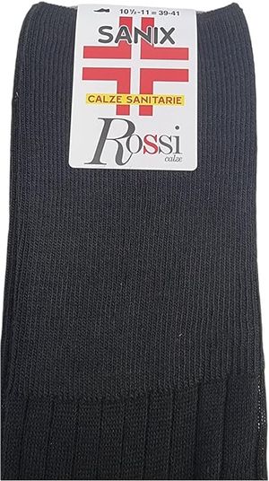 Calza Rossi Corta Uomo Sanitaria Igienica Lana con elastico art.2060_0