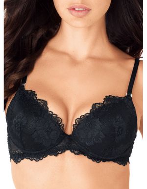 Reggiseno Lormar prestige push-up in pizzo 