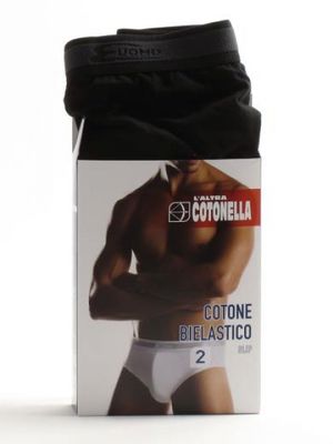 Set di 2 paia di slip cotone elasticizzato da uomo art. 2383 Cotonella. _desktop_2