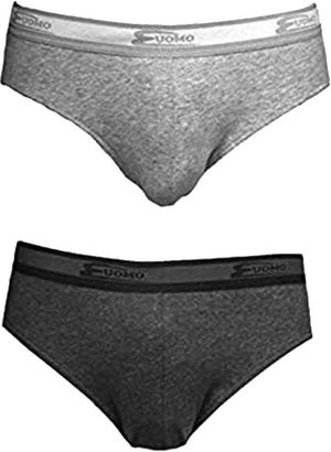 Set di 2 paia di slip cotone elasticizzato da uomo art. 2383 Cotonella. _1