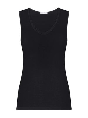 Canottiera Ragno donna a spalla larga di pura lana con pizzo art.3092_desktop_2