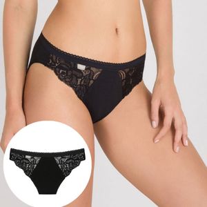 Playtex Confezione da 3 Slip Donna High Leg sgambato con pizzo art. P00BS_0