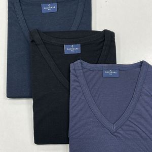t-shirt navigare scollo a punta cotone jersey _0