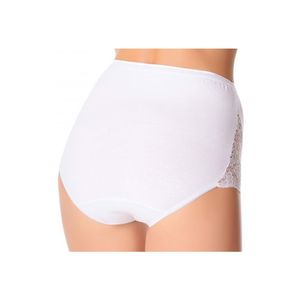JADEA  slip culotta in cotone e pizzo art.07_0
