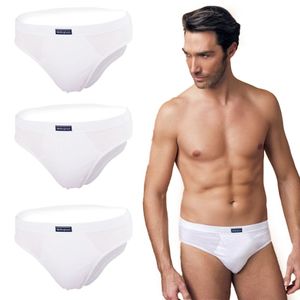 Nottingham tris slip da uomo bianchi elastico interno art.7000 