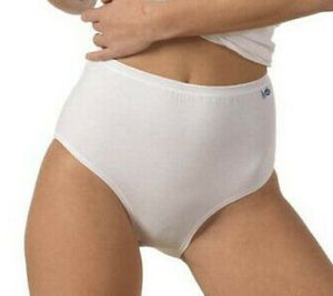 Slip  Donna Snelly a vita alta in cotone elasticizzato taglie forti art. E396