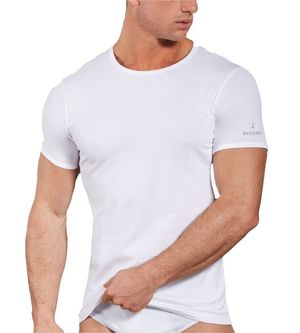 NOTTINGHAM T-Shirt Uomo Manica Corta In Lana E Cotone – Confezione Da 3, Bianco, Interno 100% Cotone Ipoallergenico, Taglie Dalla M Alla XXL